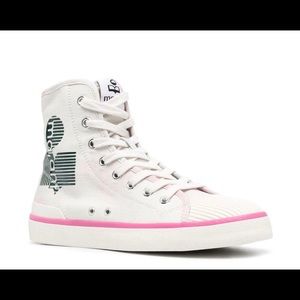 SOLD!! Isabel Marant logo-print high-top sneakers size (french 39)